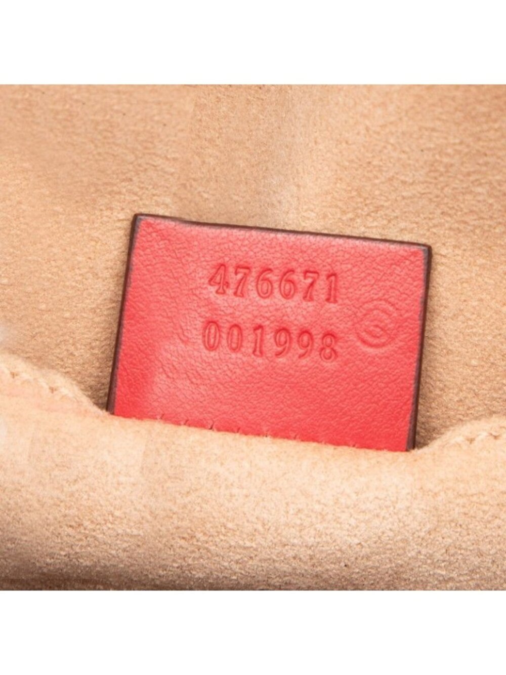 Gucci GG Marmont Backpack Red Leather - Picture 7 of 7